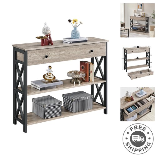 Elegant gray console table - elegant,