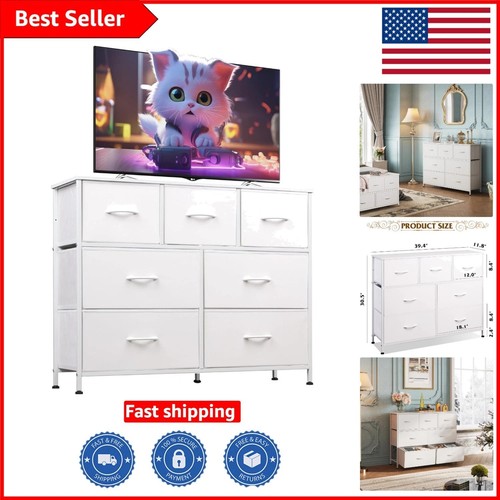 Multi functional white dresser - white,