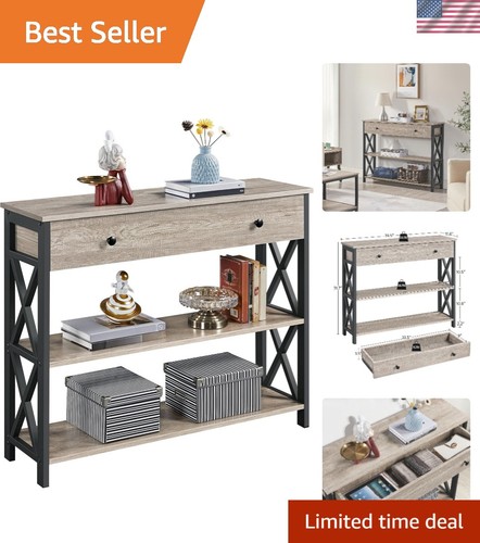 Compact entryway console table - console,